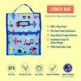 Trains, Planes & Trucks Lunch Bag