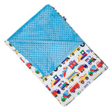 Trains, Planes & Trucks Plush Throw Blanket