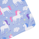 Unicorn Plush Baby Blanket