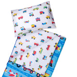 Trains, Planes & Trucks Microfiber Sleeping Bag w/ Pillowcase