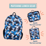 Blue Camo 16 Inch Backpack