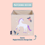 Magical Unicorns Plush Throw Blanket