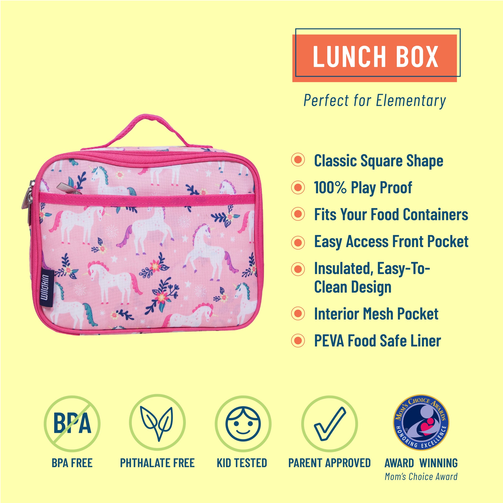 Wildkin Magical Unicorns Lunch Box