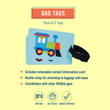Train Bag Tags (2 pk)