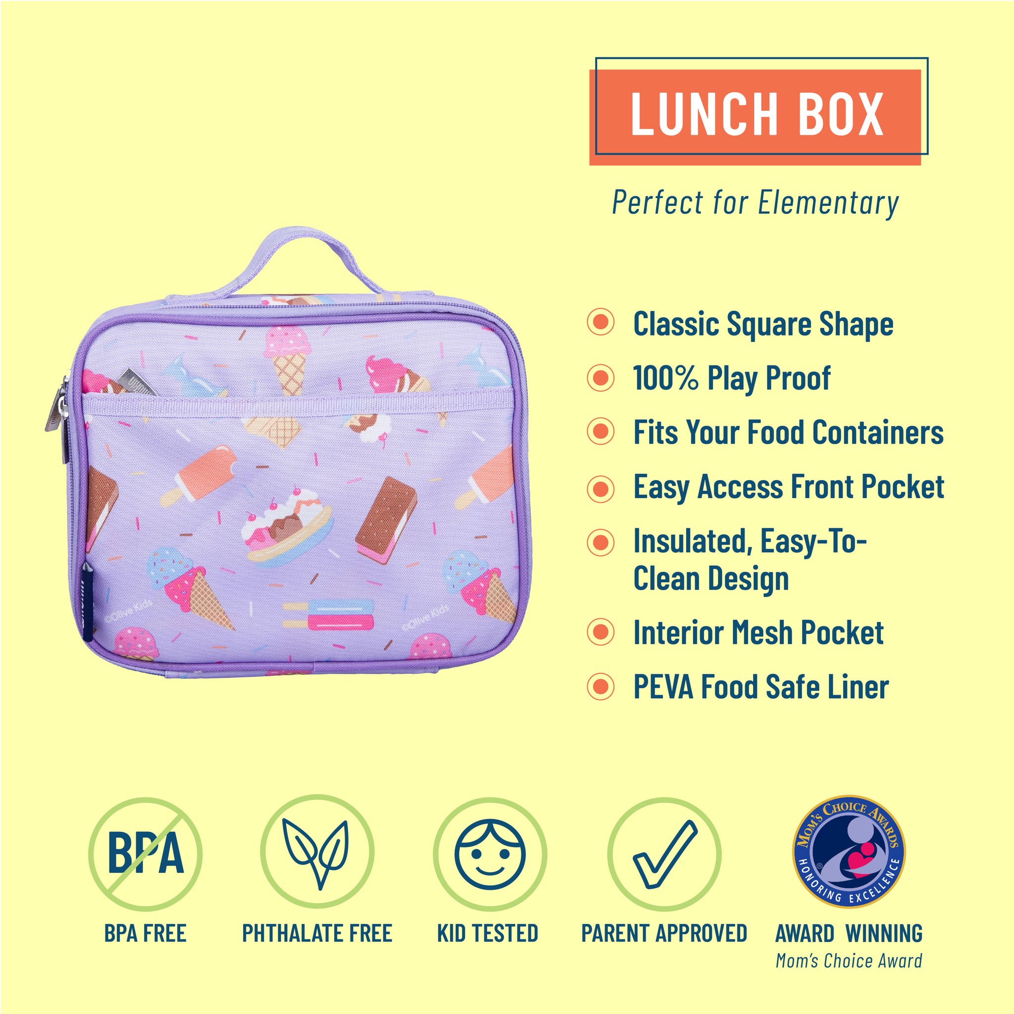 Olive Kids Sweet Dreams Lunch Box In Purple