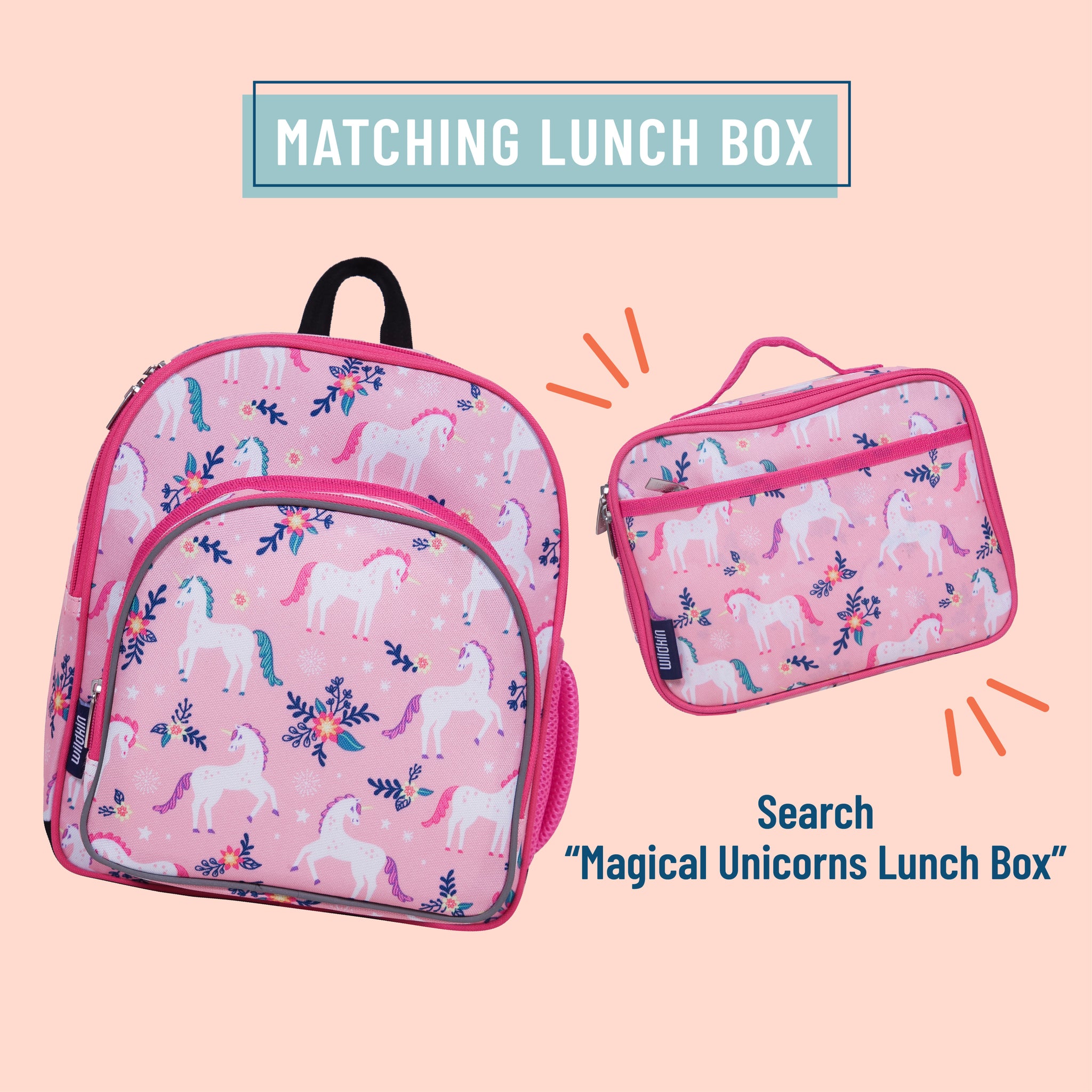Wildkin Wildkin Magical Unicorns Lunch Bag