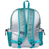 Blue Glitter 17 inch Backpack