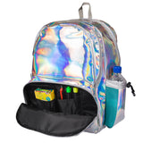 Holographic 17 inch Backpack