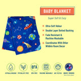 Out of this World Plush Baby Blanket