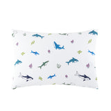 Shark Attack 100% Cotton Hypoallergenic Pillowcase - Toddler