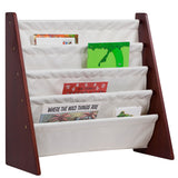 Sling Bookshelf - Cherry w/ Tan