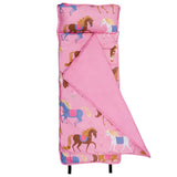 Horses Microfiber Kids Nap Mat