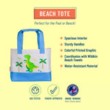 Dinosaur Land Beach Tote