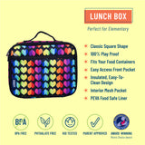 Rainbow Hearts Lunch Box