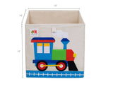 Train 13" Storage Cube