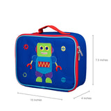 Robot Embroidered Lunch Box