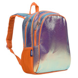 Orange Shimmer 15 Inch Backpack