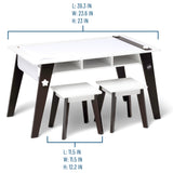 Arts & Crafts Table - Espresso