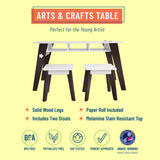 Arts & Crafts Table - Espresso
