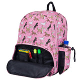 Horses in Pink 17 Inch Backpack