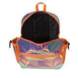 Orange Shimmer 17 inch Backpack