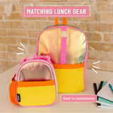 Orange Shimmer Pack-it-all Backpack