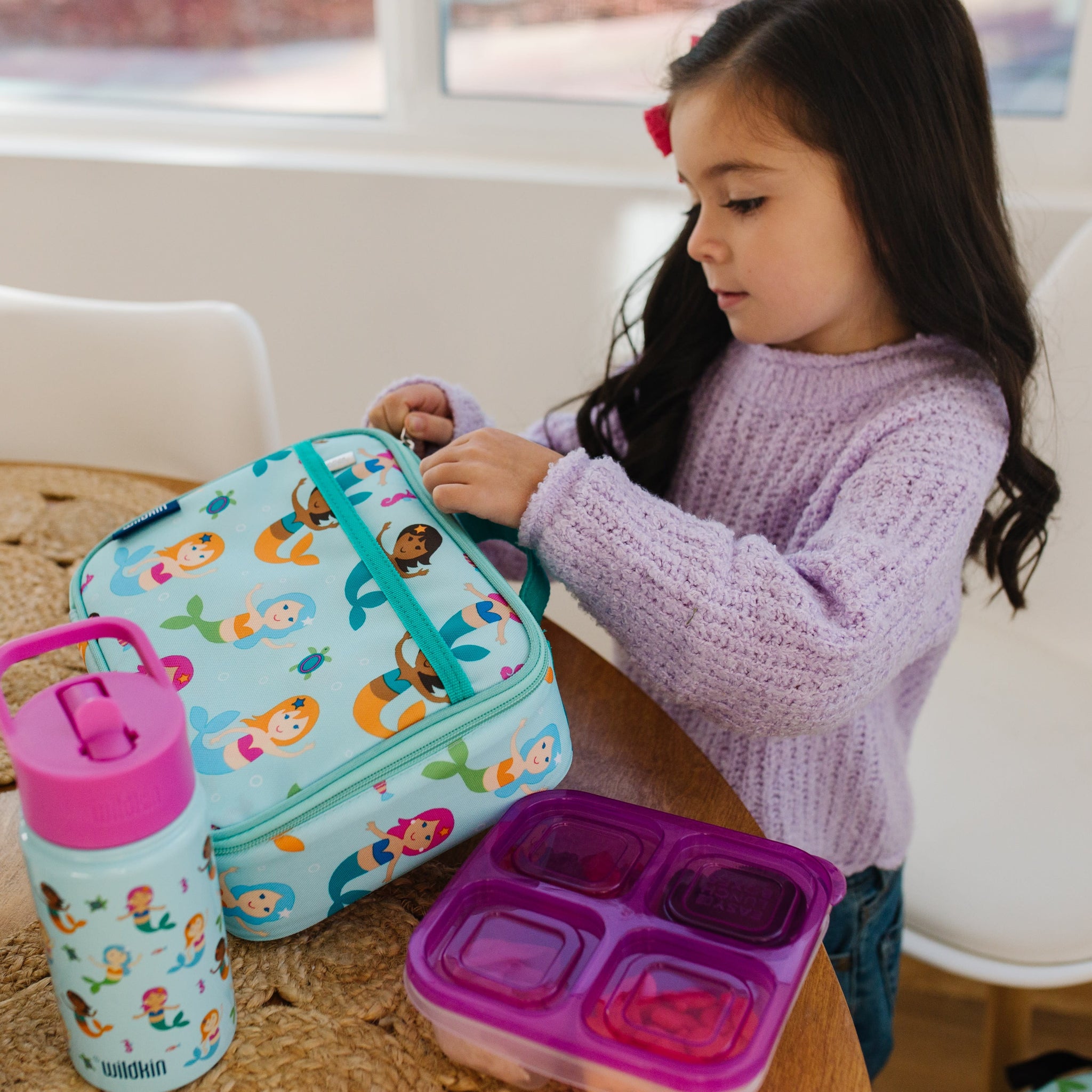 Wildkin Kids Insulated Clip-in Lunch Box for Boys & Girls, BPA