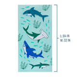 Shark Attack 100% Cotton Beach Towel