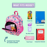 Llamas and Cactus Pink 12 Inch Backpack