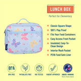Butterfly Garden Blue Lunch Box