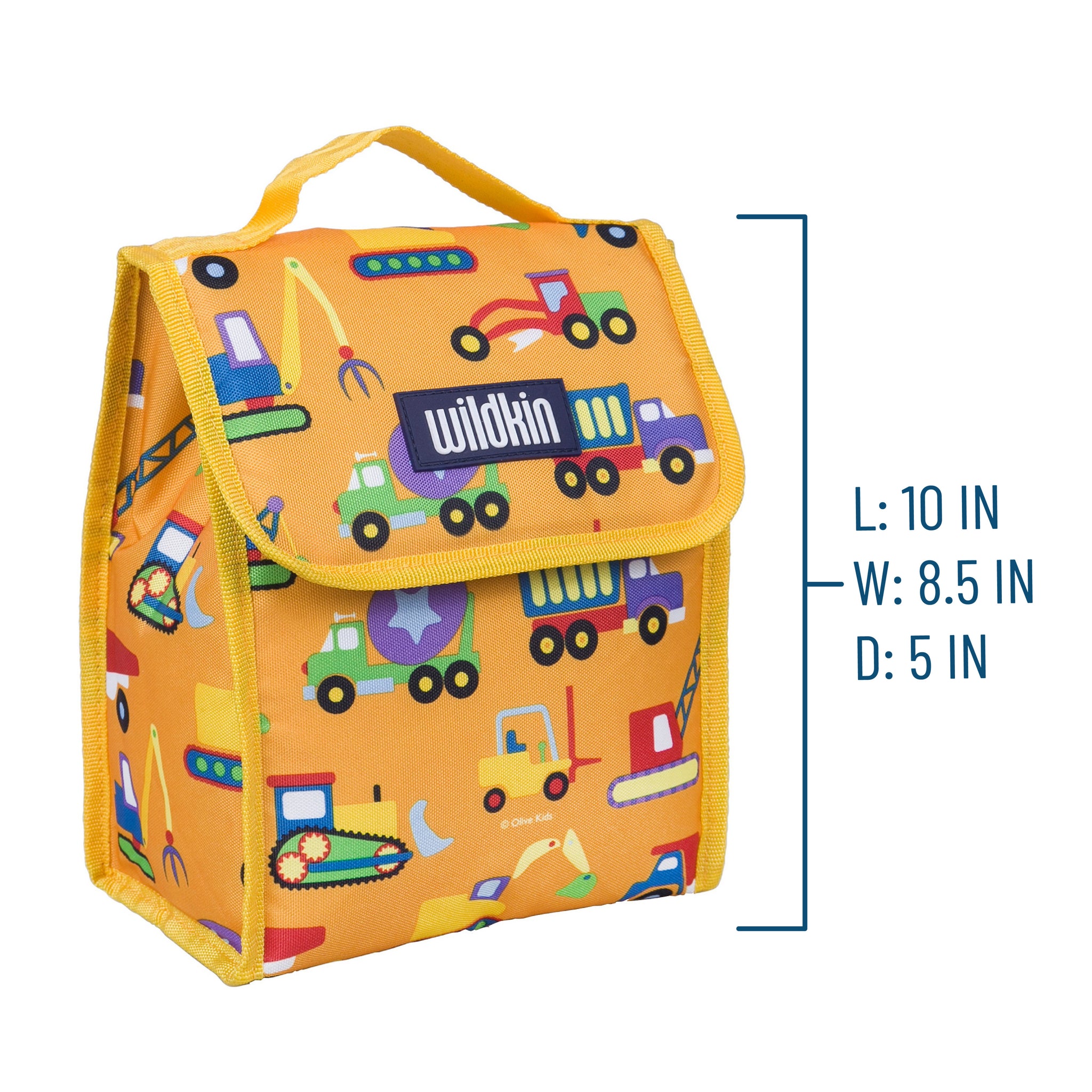 Wildkin Kids Insulated Lunch Box Bag (Modern Construction)