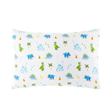 Dinosaur Land 100% Cotton Flannel Pillowcase - Standard