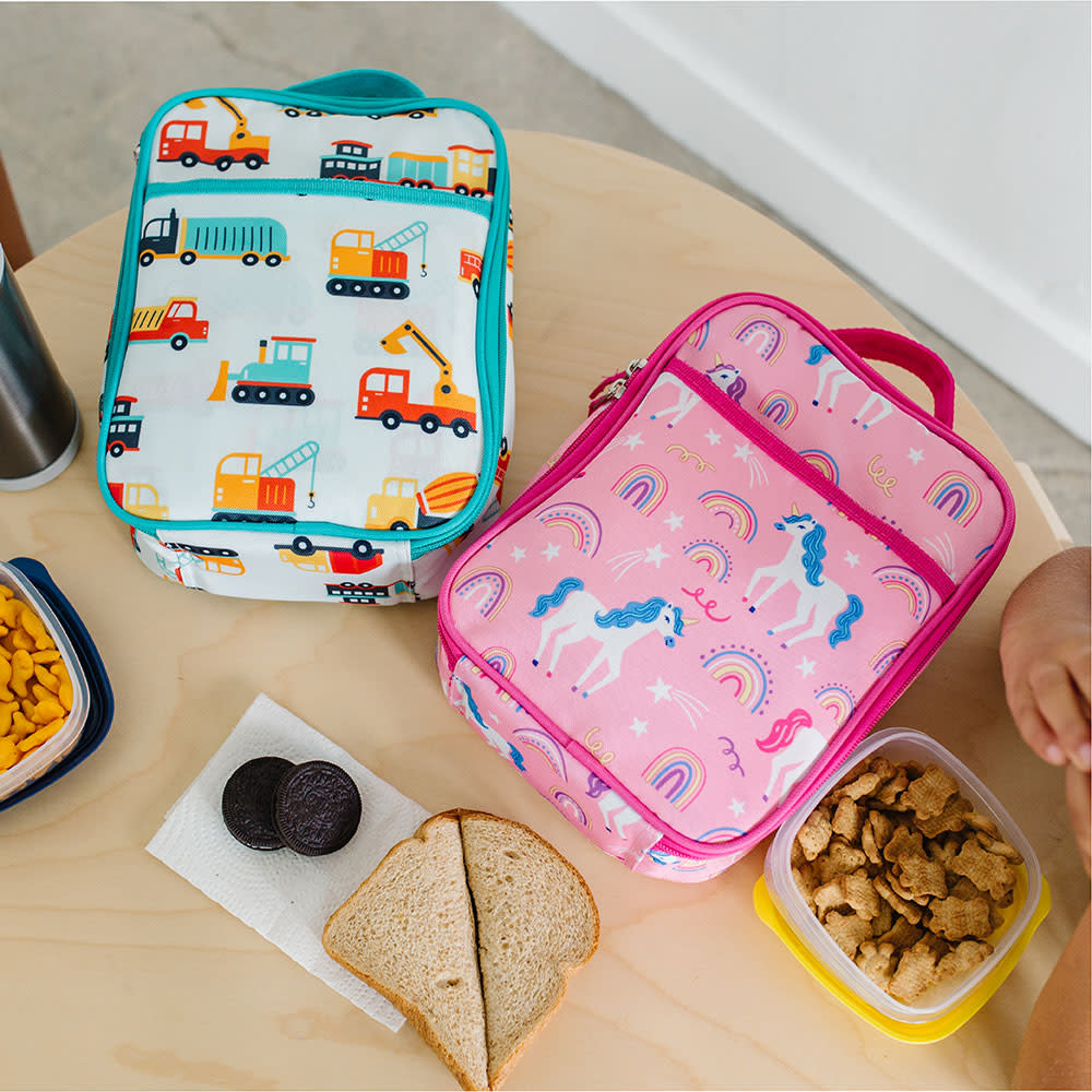 Wildkin Kids Insulated Lunch Box Bag (modern Construction) : Target