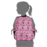 Horses in Pink 17 Inch Backpack