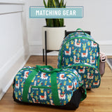 Llamas and Cactus Green Overnighter Duffel Bag