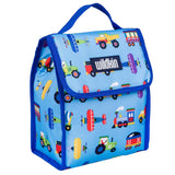 Trains, Planes & Trucks Lunch Bag